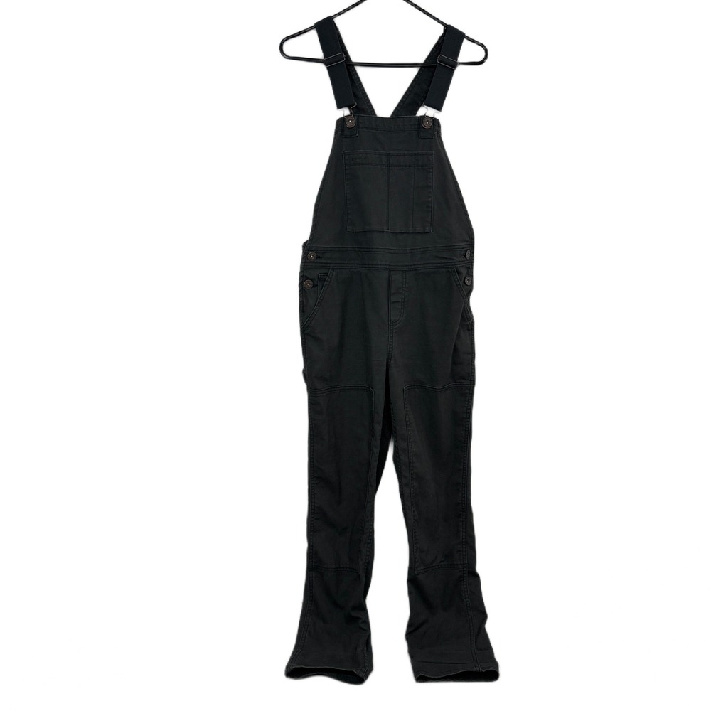 REI Cooperative Overalls Womens 2 Green Trailsmith Canvas Workwear Bibs